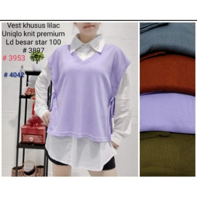 vest aquila knit uniqlo