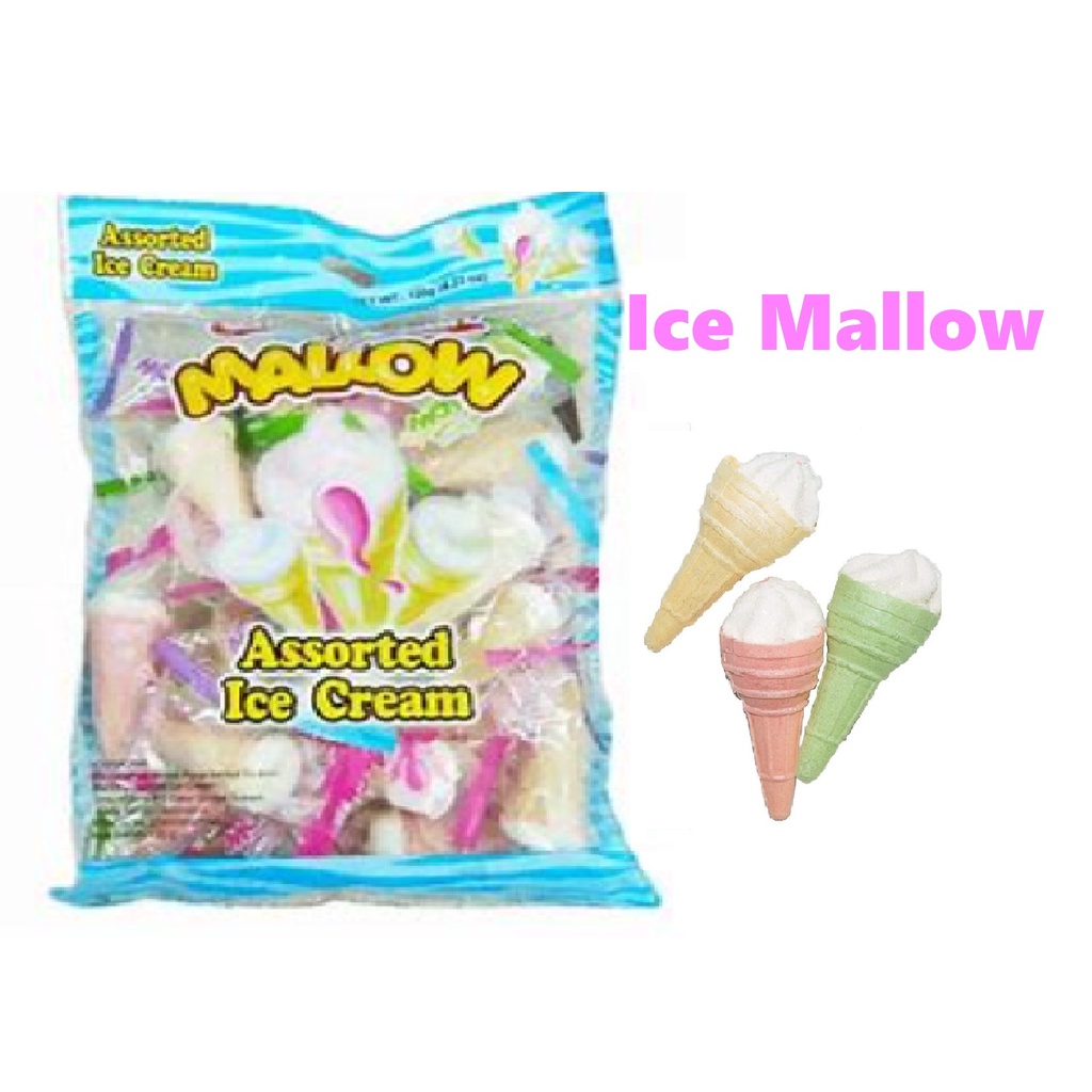 

ICE CREAM MALLOW ASSORTED / Chomp Chomp Mallow Assorted Ice Cream 120gr