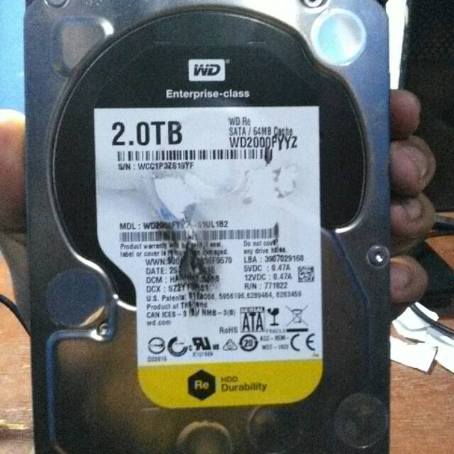 Hardisk komputer wd enterprise 3,5" 2tb