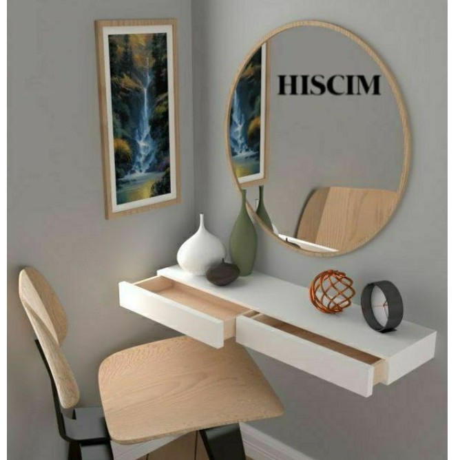 MEJA TV MINIMALIS MURAH MODERN Rak TV Dinding Tempel Nakas Kayu  Hiasan Dinding Dekorasi Dinding Zzf