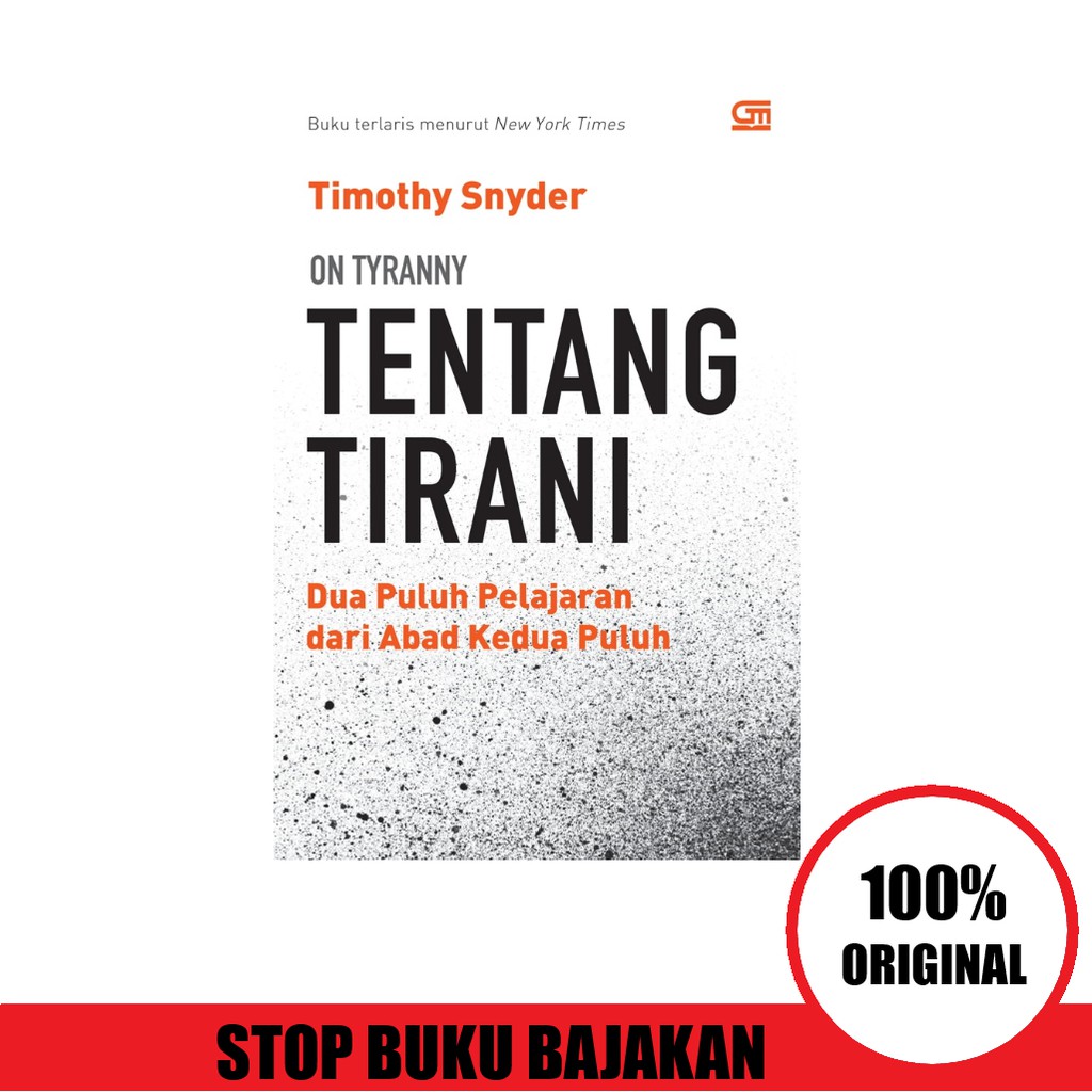 Buku Tentang Tirani: Dua Puluh Pelajaran dari Abad Kedua Puluh