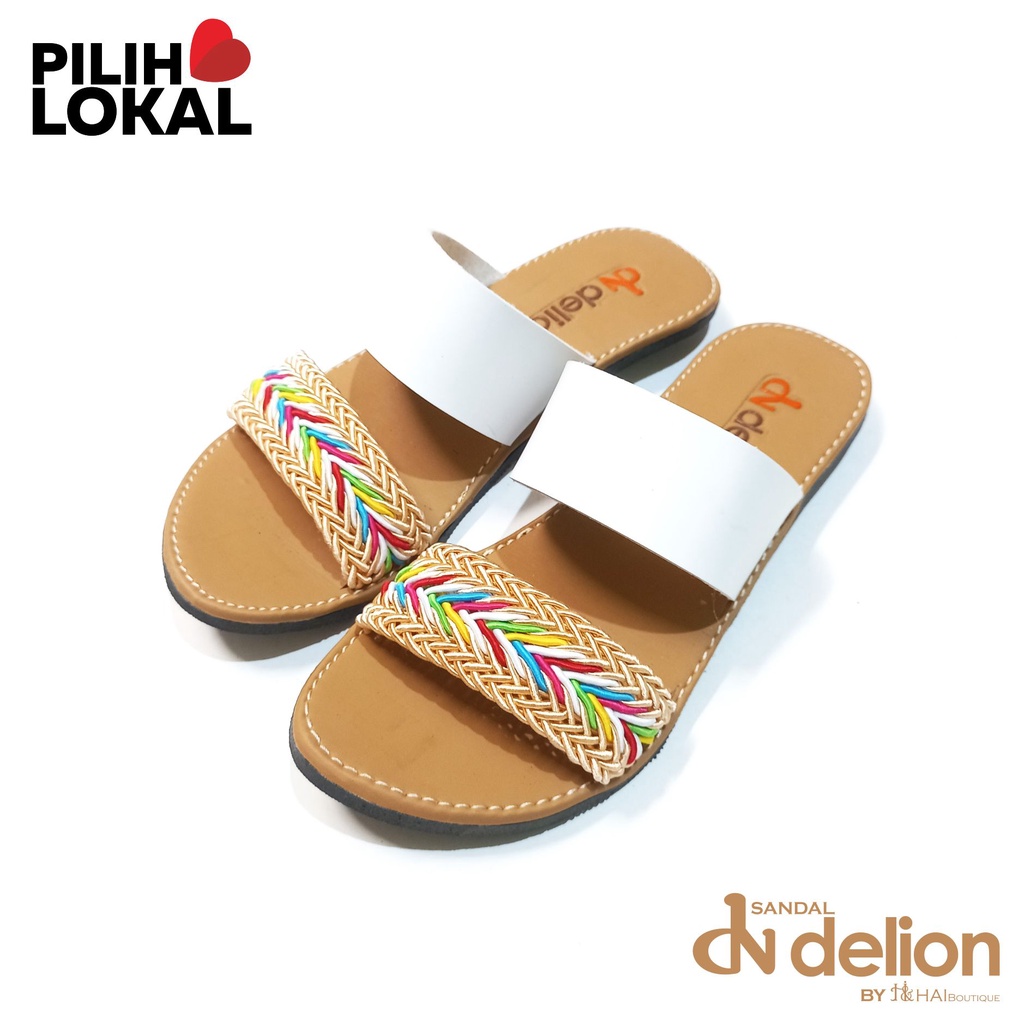 Sandal Selop Wanita Terbaru Casual - Sandal Ban 2 Wanita Etnik - Sandal Wanita Slip Sandal Slip On