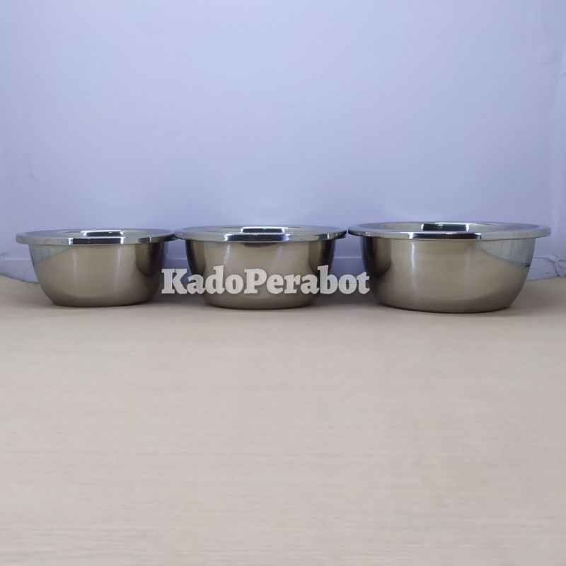 baskom komodo stainless - baskom full stainless - baskom mini stainles