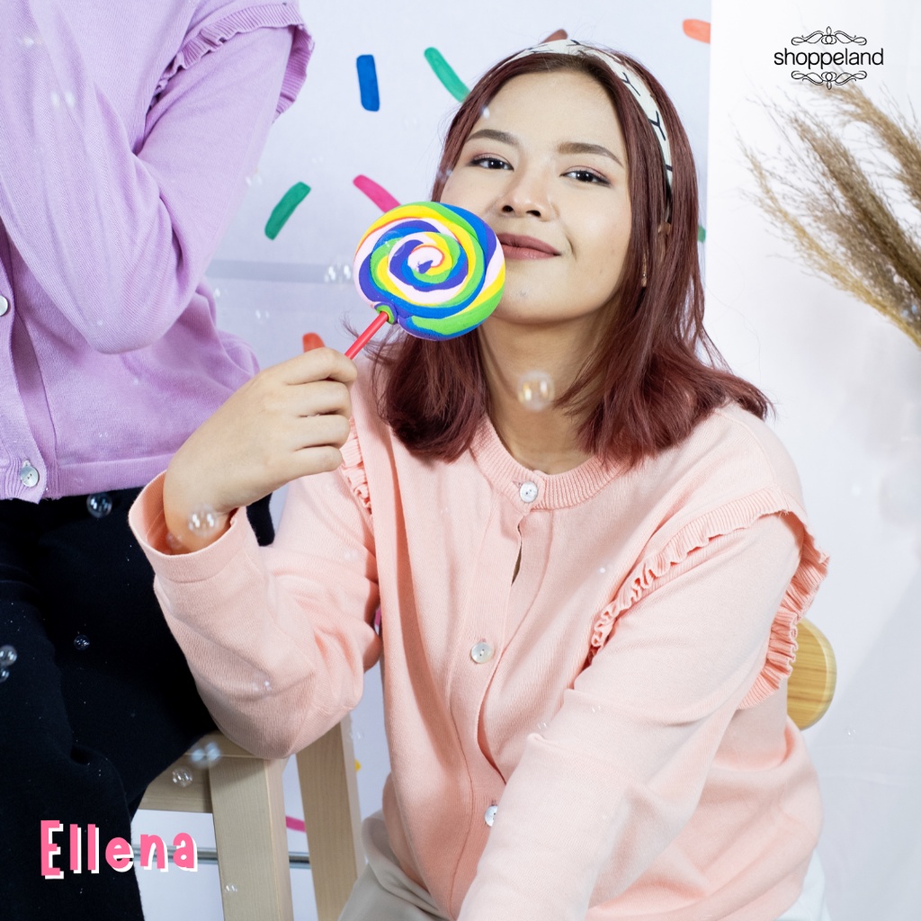 NEWSHOPPELAND - Ellena Cardi Rajut Cotton Premium