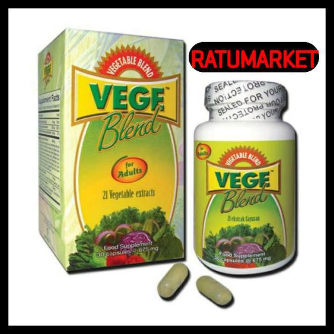 Vegeblend 21 Adult / Fruit 18 Adult/ Vegeblend Dewasa / Fruitblend Dewasa / Vitamin Isi 30 Kapsul