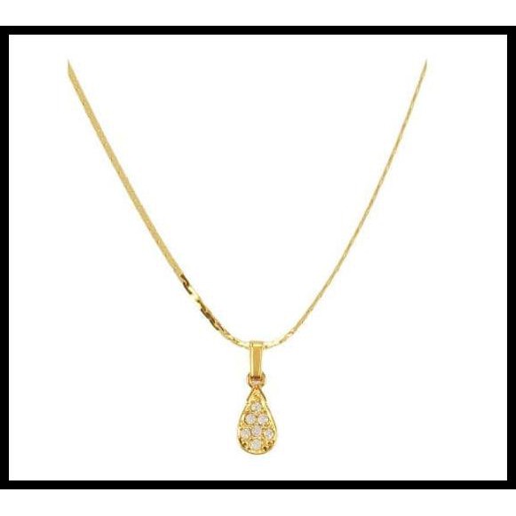 1901 JEWELRY KALUNG 258-26 (LAPIS EMAS) TERUJI