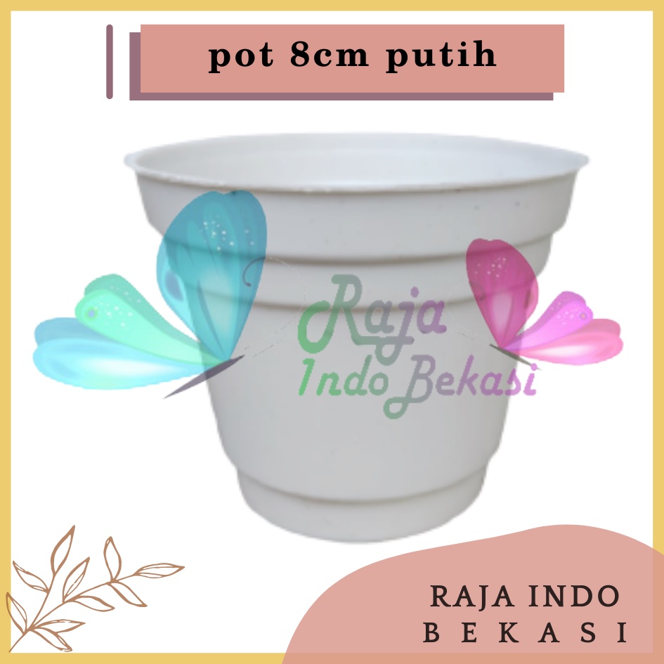 Pot Kaktus Mini Pot Hitam 5cm ,8cm dan 10cm