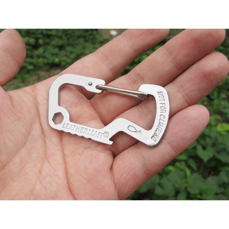 Carabiner Pembuka tutup botol - Gantungan Kunci Carabiner - Carabiner stainless steel