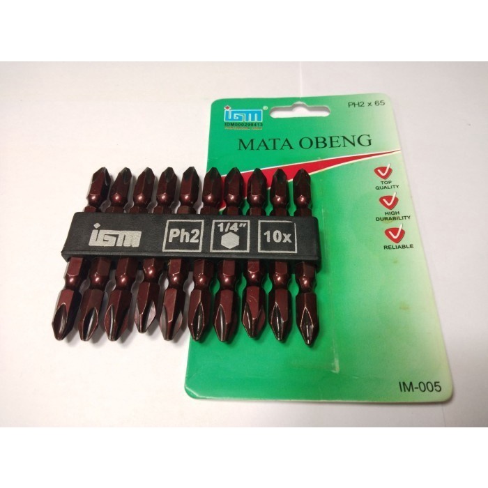 Jual Mata Obeng Gypsum Perbiji Screwdriver Mata Obeng Gipsum Mata Obeng Bolak Balik Plus Gypsum