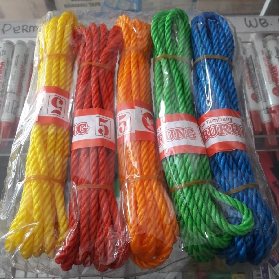 Tali Tambang Plastik 5mm/Tali Tambang Plastik 5 mm