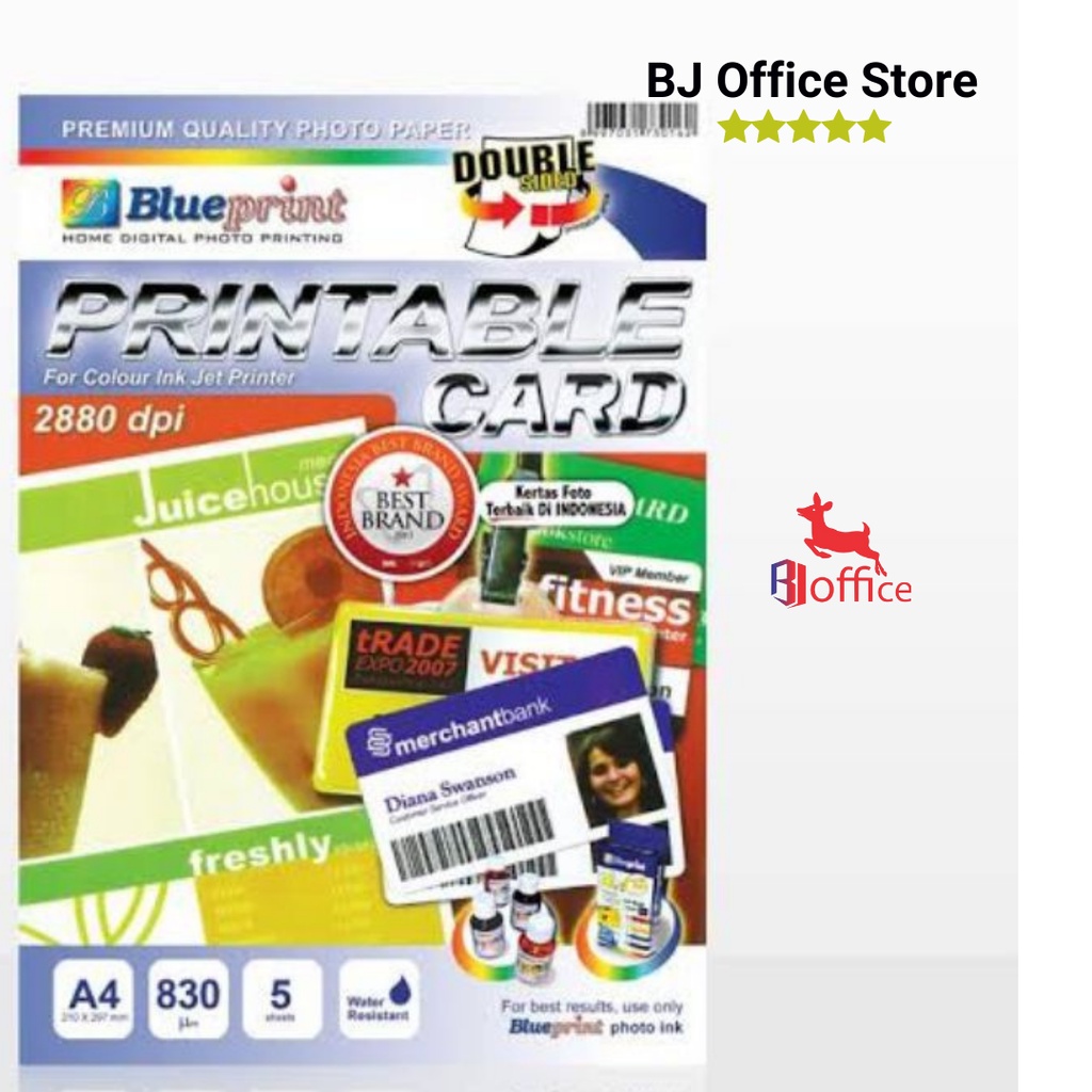 

BLUEPRINT PRINTABLE CARD A4 830 MIKRON BP-PCA4830
