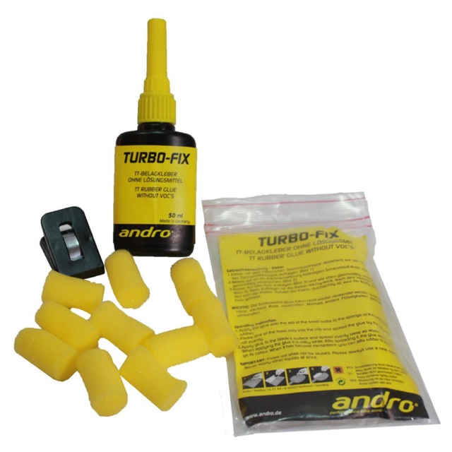 

Lem Karet Bat Pingpong Water Based Glue Andro Turbo Fix 50ml Germany