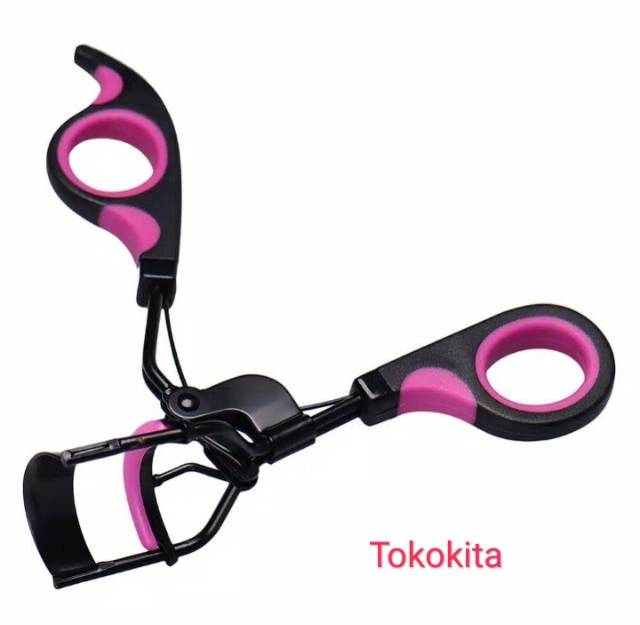 (Jakarta)Penjepit Bulu Mata Lentik Eye Curler - Black Pink Hitam Pink - Eyelash Curler New