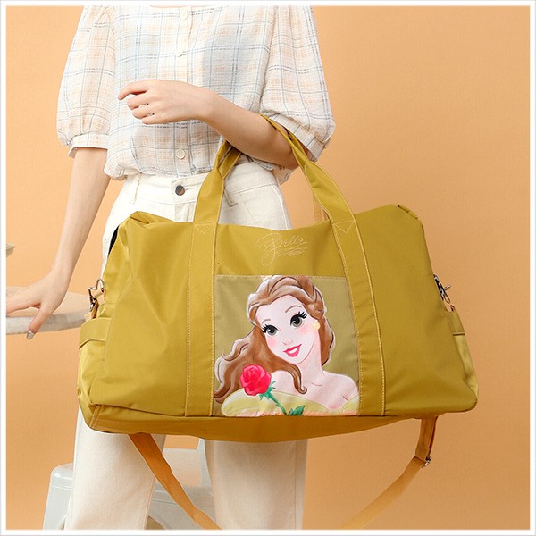 Tas Travel Waterproof Disney Belle Besar Original Skyblue Murah Lucu Import Karakter [SK030]