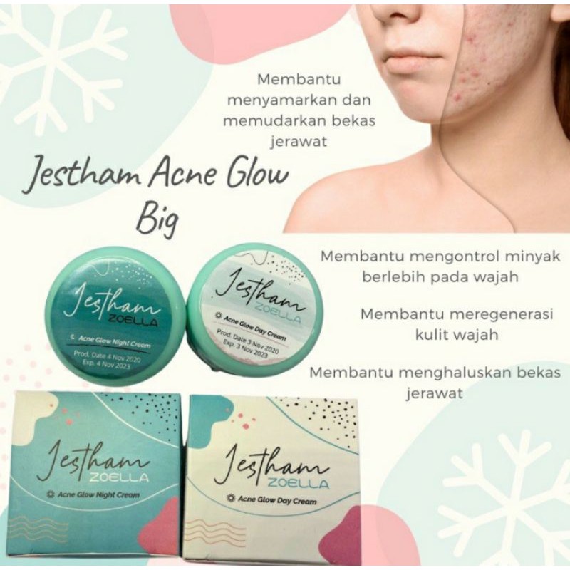 CREAM ACNE GLOW BIG JESTHAM SKINCARE