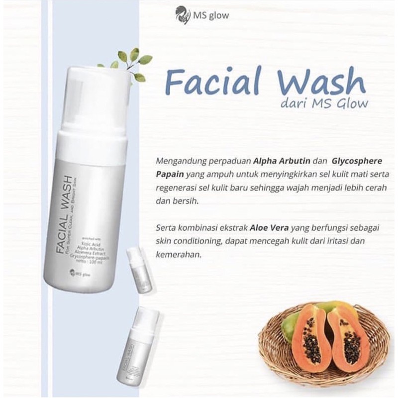 PROMO !!! MS GLOW Series - Day Night Cream / Face Wash / Sabun Muka / Toner