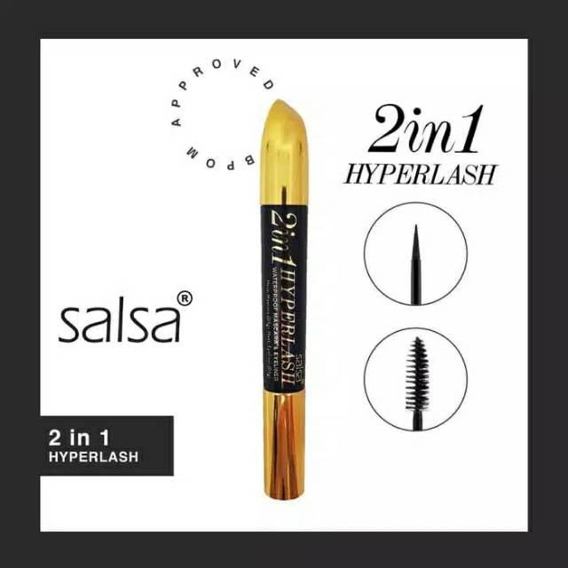 MASCARA EYELINER SALSA HYPERLASH 2in1