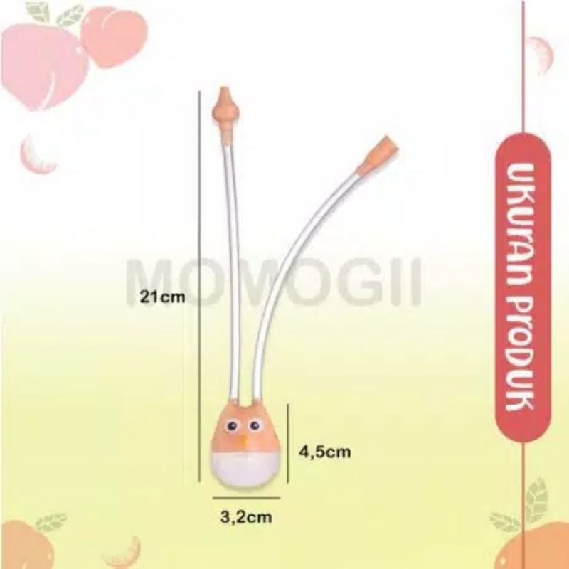 Belle Alat Sedot Ingus Manual dengan Selang dan penampung ingus Anak Bayi Silicone Silikon Karakter