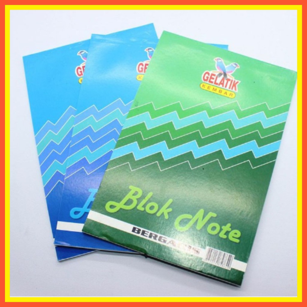 

BLOCK NOTE BERGARIS GELATIK KEMBAR