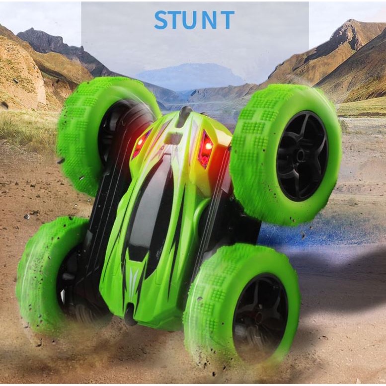 Remote BRC Stunt Buggy Car 360 Degree Flip 2.4G - Biru