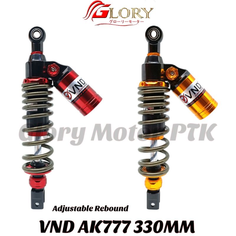 Shock VND AK777 330mm Vario125/150 adjustable rebound click
