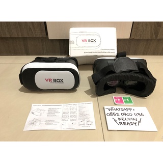 VR Box Virtual 3D Reality Glasses For Smartphone Generasi 2.0 Kacamata Nonton Bioskop di HP