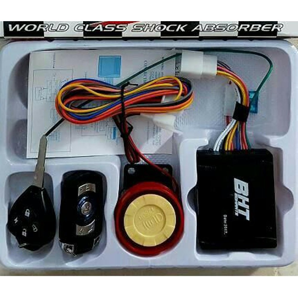 alarm motor anti maling sensor sentuh - remot bisa starter dari jarak jauh dan mencari motor