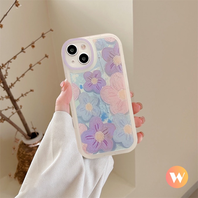 Casing TPU Lembut Bunga Retro Untuk Samsung A14 A03 A13 A52s A12 A10s A21s A50 M32 M23 A32 A02s A20 A03s M22 A53 A33 A73 A11 A71 A20s A31 A23 A51 A30s A50s A52 A72 A2 A30 S21FE F2
