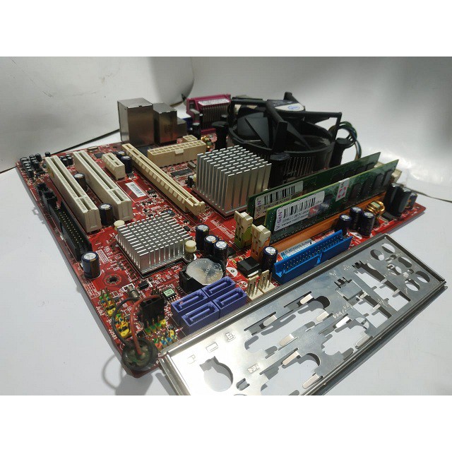 Mobo 945 Ddr2+Processor Dualcore+Fan+Ram 2Gb