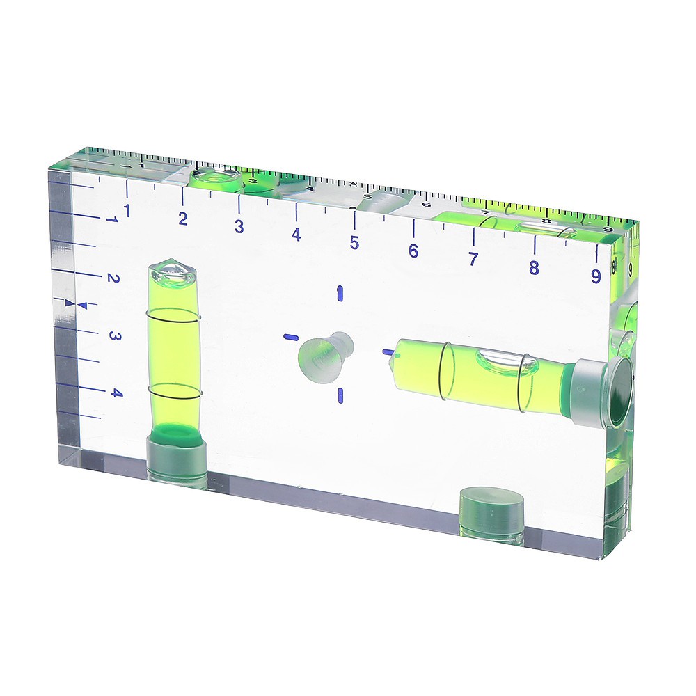 

Magnetic Level Bubble Mini Spirit 95x51x13mm Level Magnetic Exquisite High-precision Plate Two