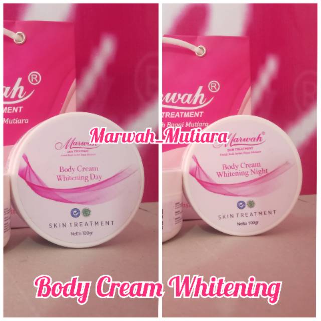 Skincare Marwah Body Cream Whitening Body Lation Perawatan Kulit Tubuh Murah