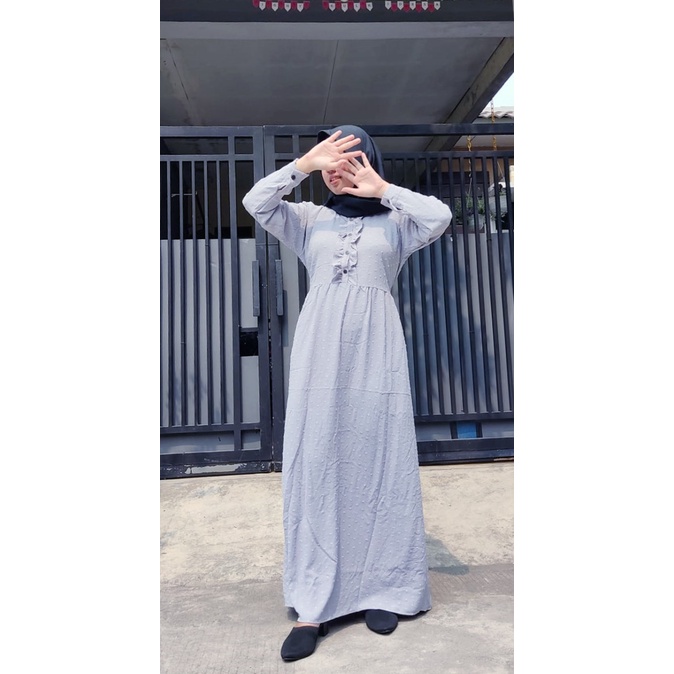 Gamis Import Crinkle Uragiri /Fashion muslim