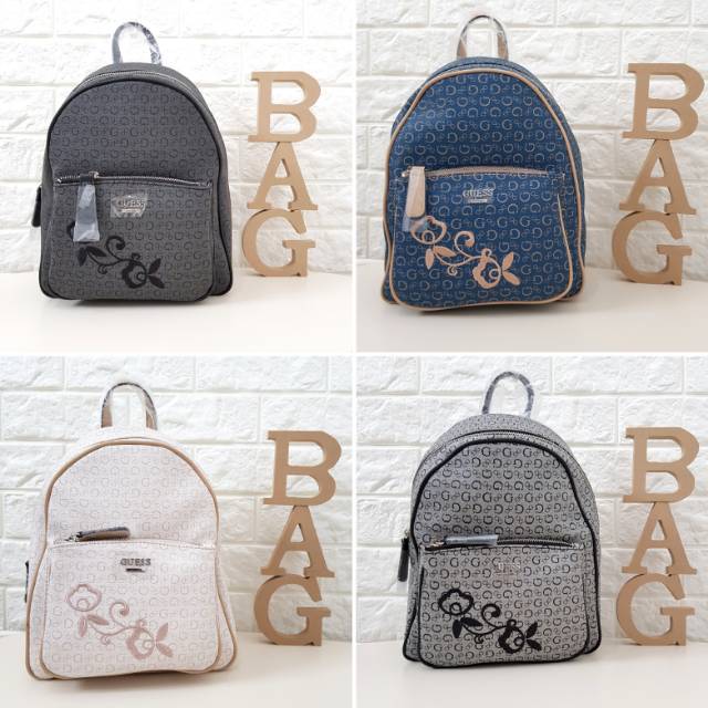 GUESS CURRAN LOGO BACKPACK Tas Ransel Guess Original Ori