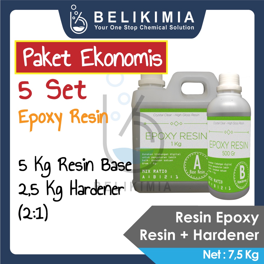 Epoxy Resin Bening 5 set