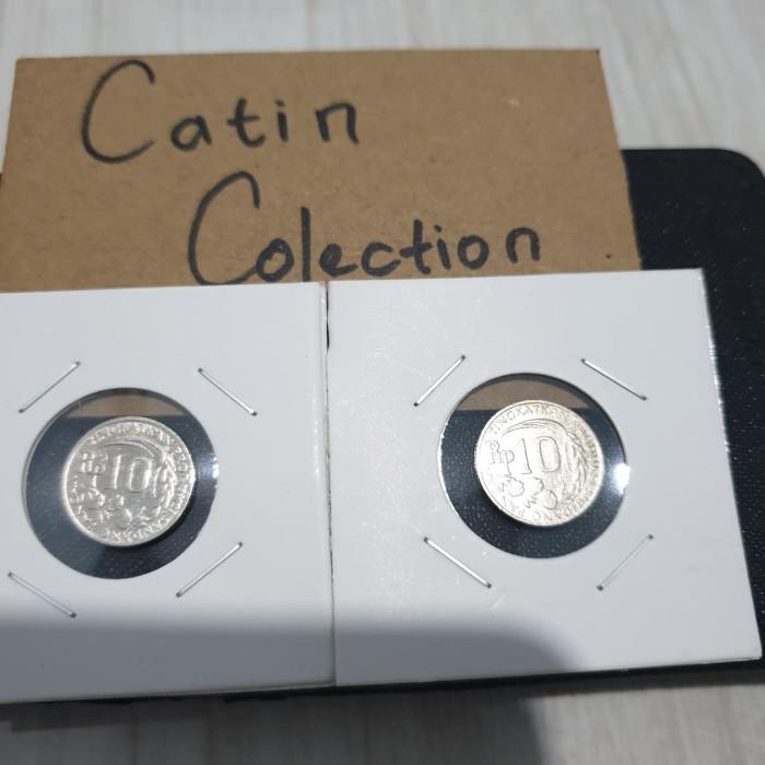 TP-553 uang koin 20 rupiah kancing 10+10 dengan holder kon