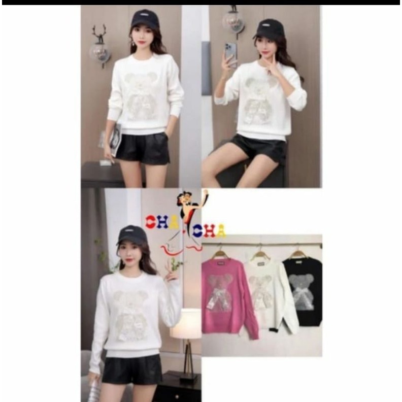 SWEATER IMPORT PREMIUM/SWEATER RAJUT GUCCI PITA/SWEATER WANITA
