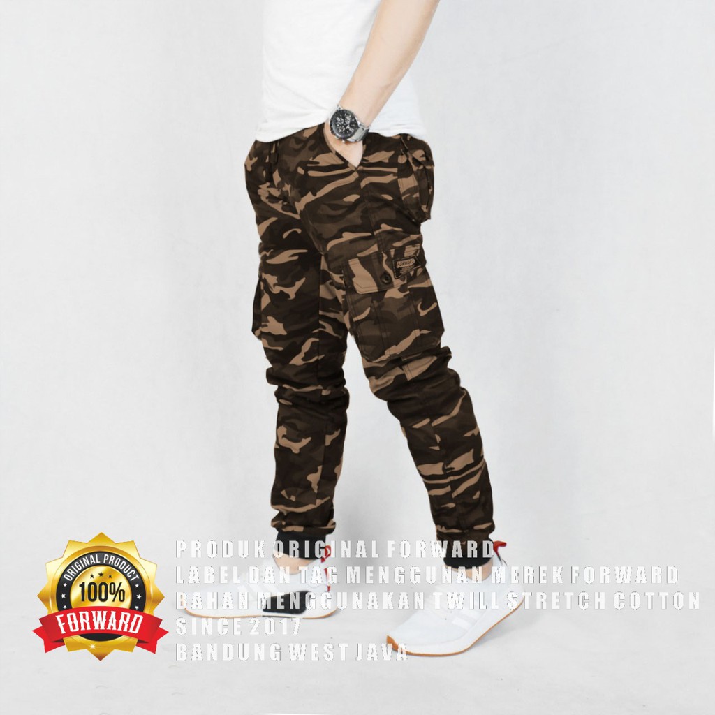 Celana Cargo Joger Jogger panjang camo army