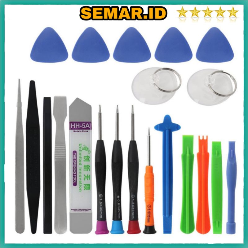 Peralatan Servis Hp 21 in 1 Reparasi Smartphone Repair Tools Set