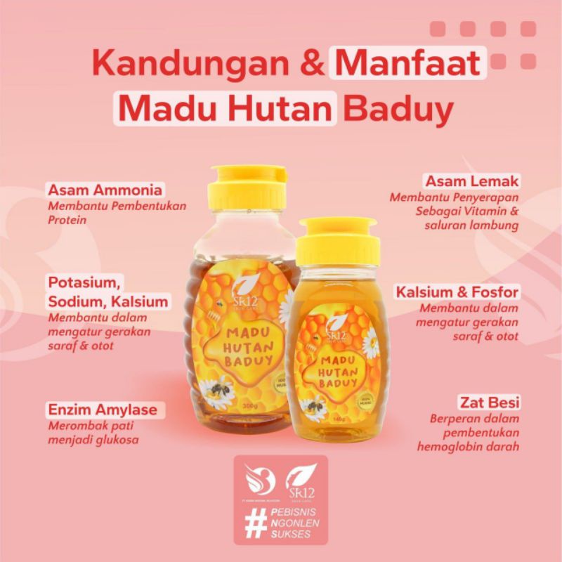 

Madu Lebah Hutan SR12 Asli BPOM