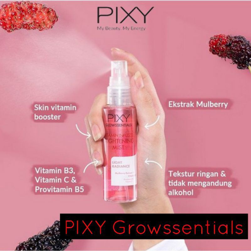 Pixy Glowssentials Vitamin Infused Brightening Mist 60 ml / Pixy Glowssentials Series