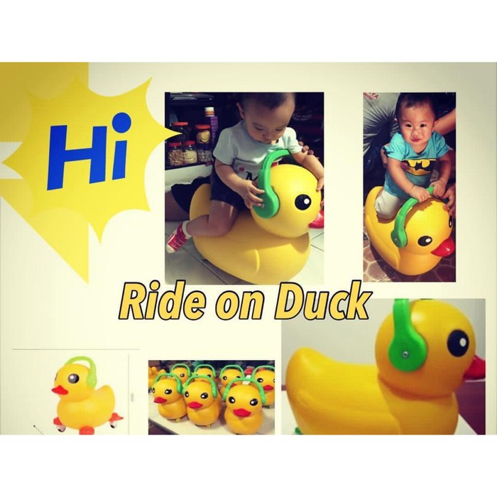 Yellow Duck Ride on / Mainan Bebek Untuk Anak / Bebek Dorong Tajimaku murah ori garansi awet
