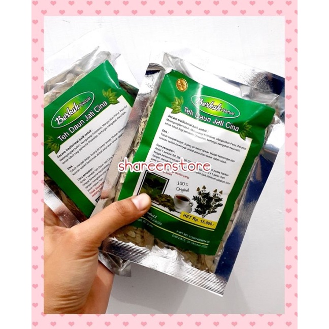 

Teh Daun Jati Cina / Teh Pelangsing 100% Alami