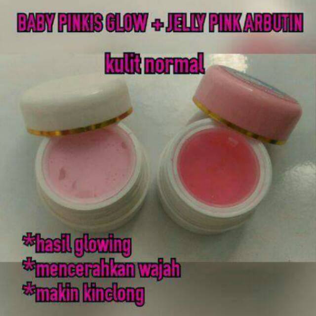 1paket baby pingkis sama jelly pink