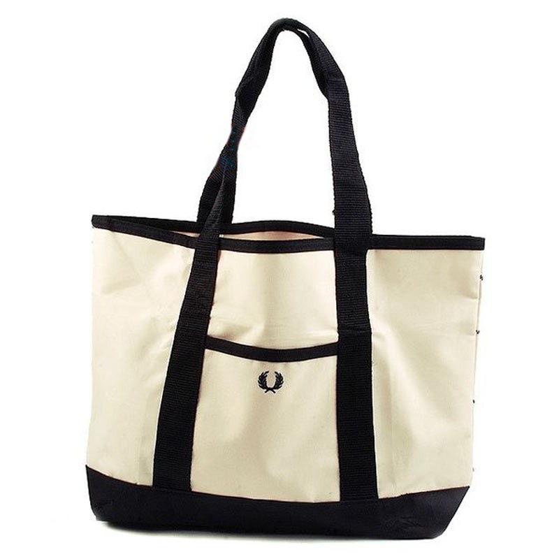 Fred Perry Tas Tote Bag Wanita Kanvas Shoulder Bag