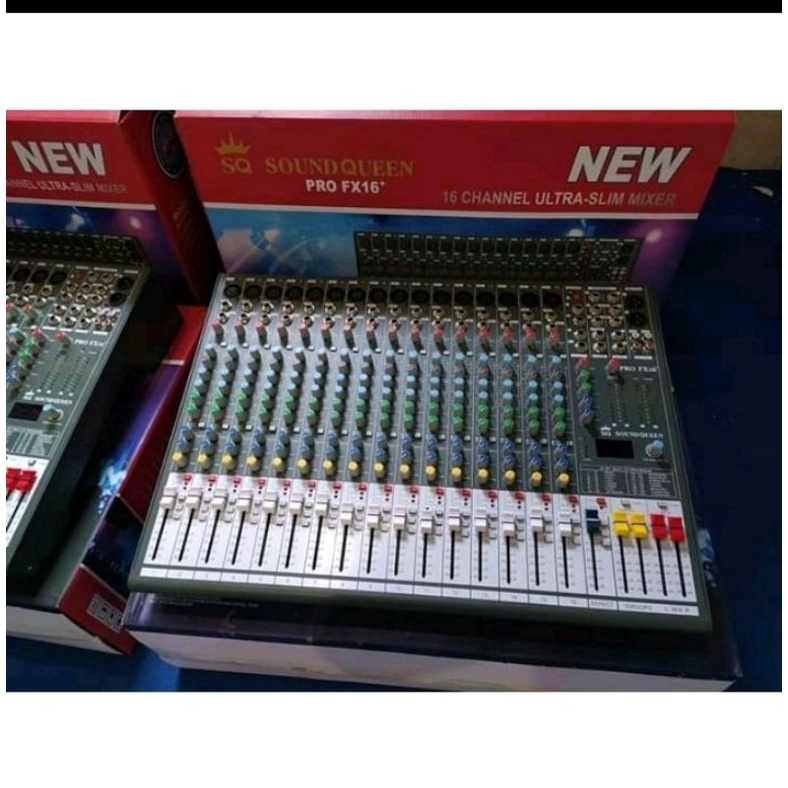 MIXER SOUNDQUEEN 16 CHANEL SQ PRO FX 16+ PLUS ORIGINAL