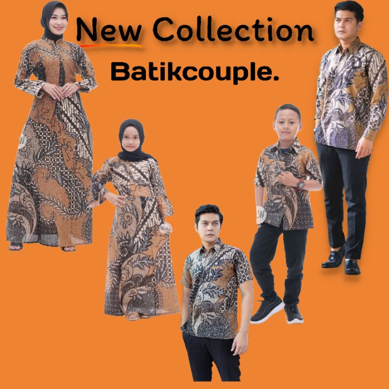 BISA PISAH Batik Couple Keluarga Sania ruffle ori ndoro jowi TERMURAH