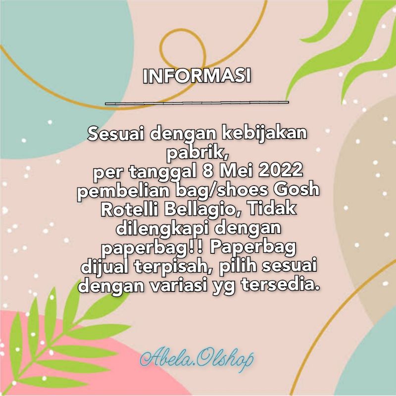 

INFO PAPERBAG