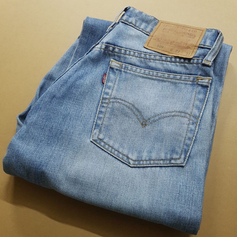 celana jeans second Levis 509 W27L31 size: 28 || LM0006