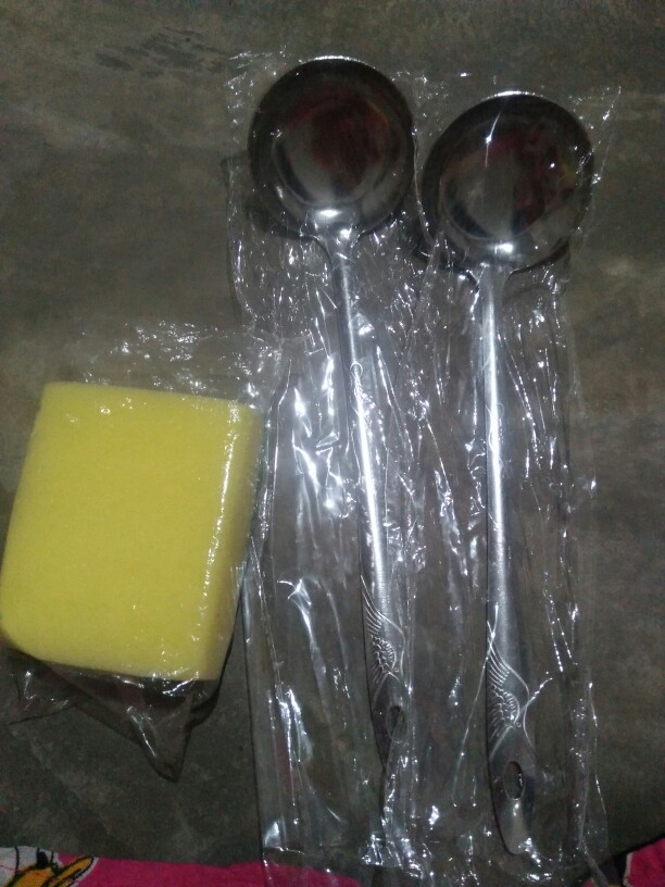 Sinduk Sayur Tebal Panjang / Centong Sayur Bahan Stainless Steel