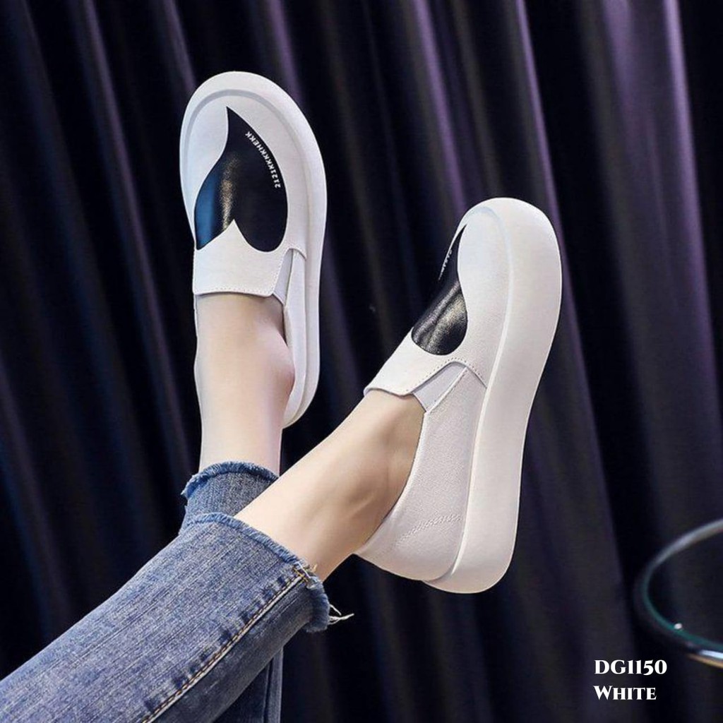 RESTOCK WYN SNEAKERS HIGHSOLE HEART STYLE COMMUTER FASHION KOREA DG1150